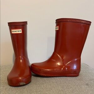 Hunter Classic Red Waterproof Kid Boots